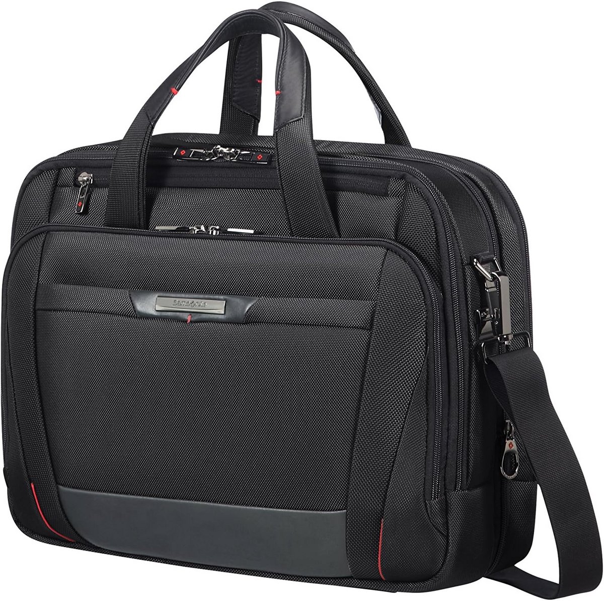 Uitbreidbare laptoptas voor 15,6 inch laptops met meerdere vakken