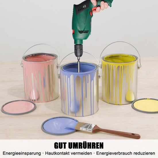 12 stuks epoxyhars verfroerders en mixers voor boormachines — afbeelding 3