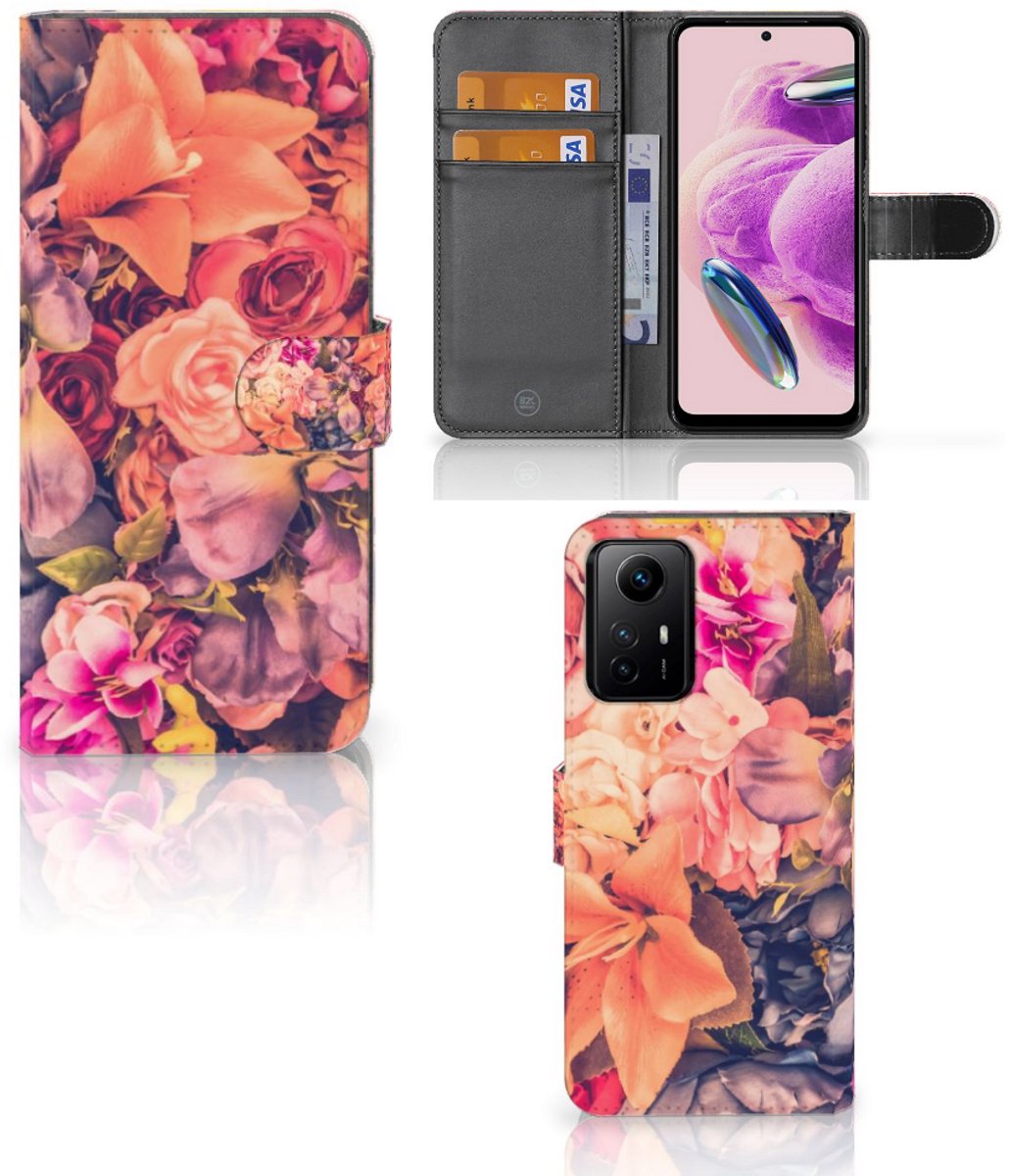 Xiaomi Redmi Note 12S Hoesje Bosje Bloemen