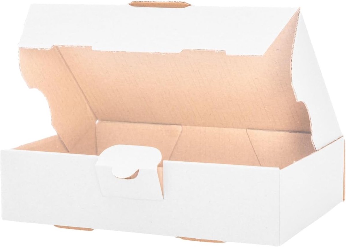 Maxi-postdozen 180 x 130 x 45 mm - 300 stuks - Verzenddozen voor boeken en media