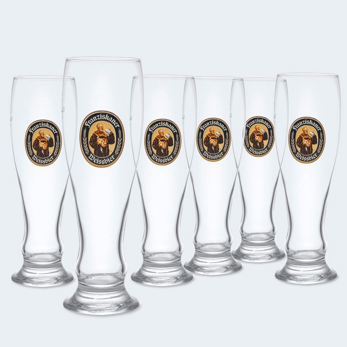 Set van 6 Bierglazen 0,5L - Perfect voor Tarwebier en Witbier