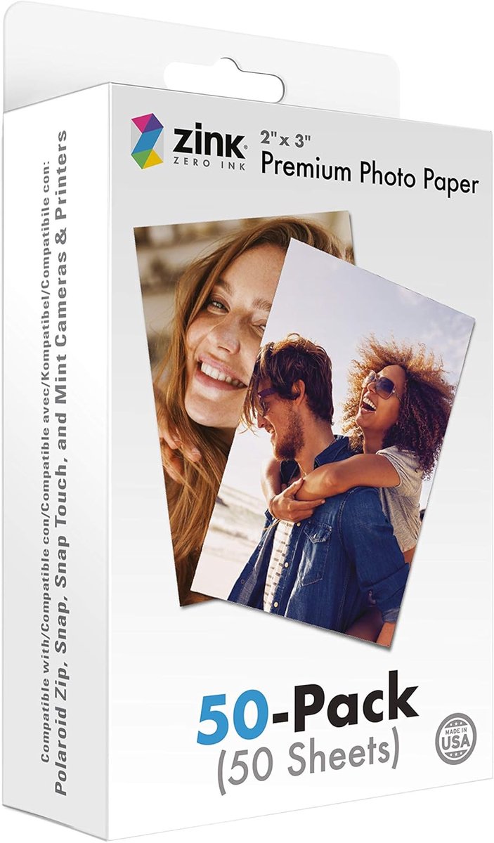 Premium Instant Foto Papier 50 Pack voor Instant Camera's en Printers