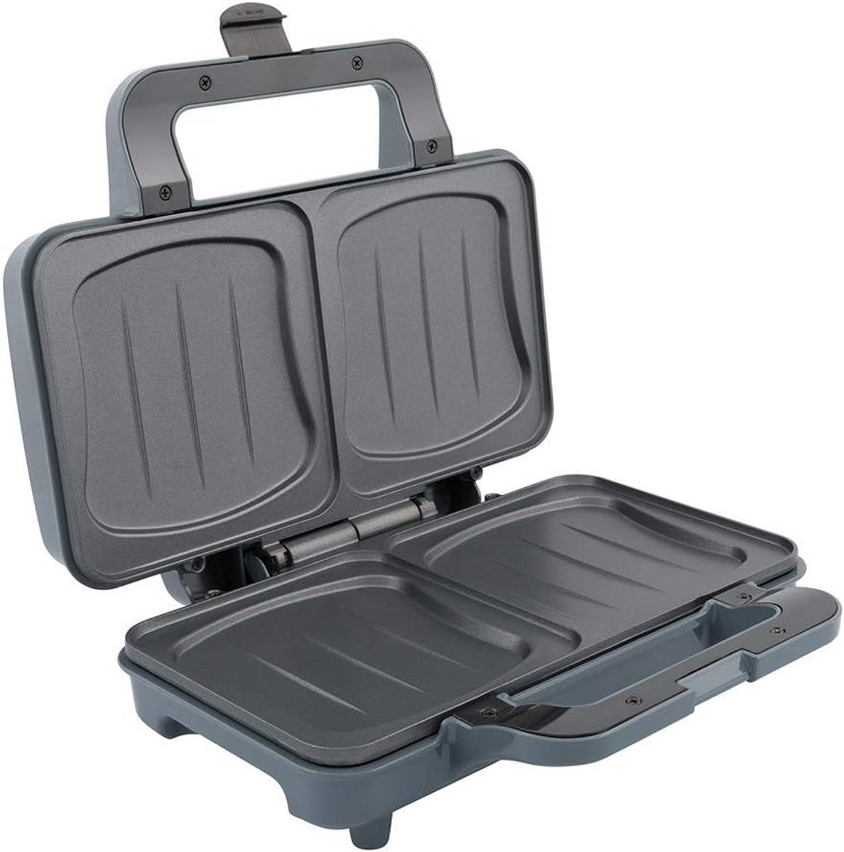 Tosti-ijzer 900W met XXL Antiaanbakplaten - Dubbel Croque-Monsieur Grill