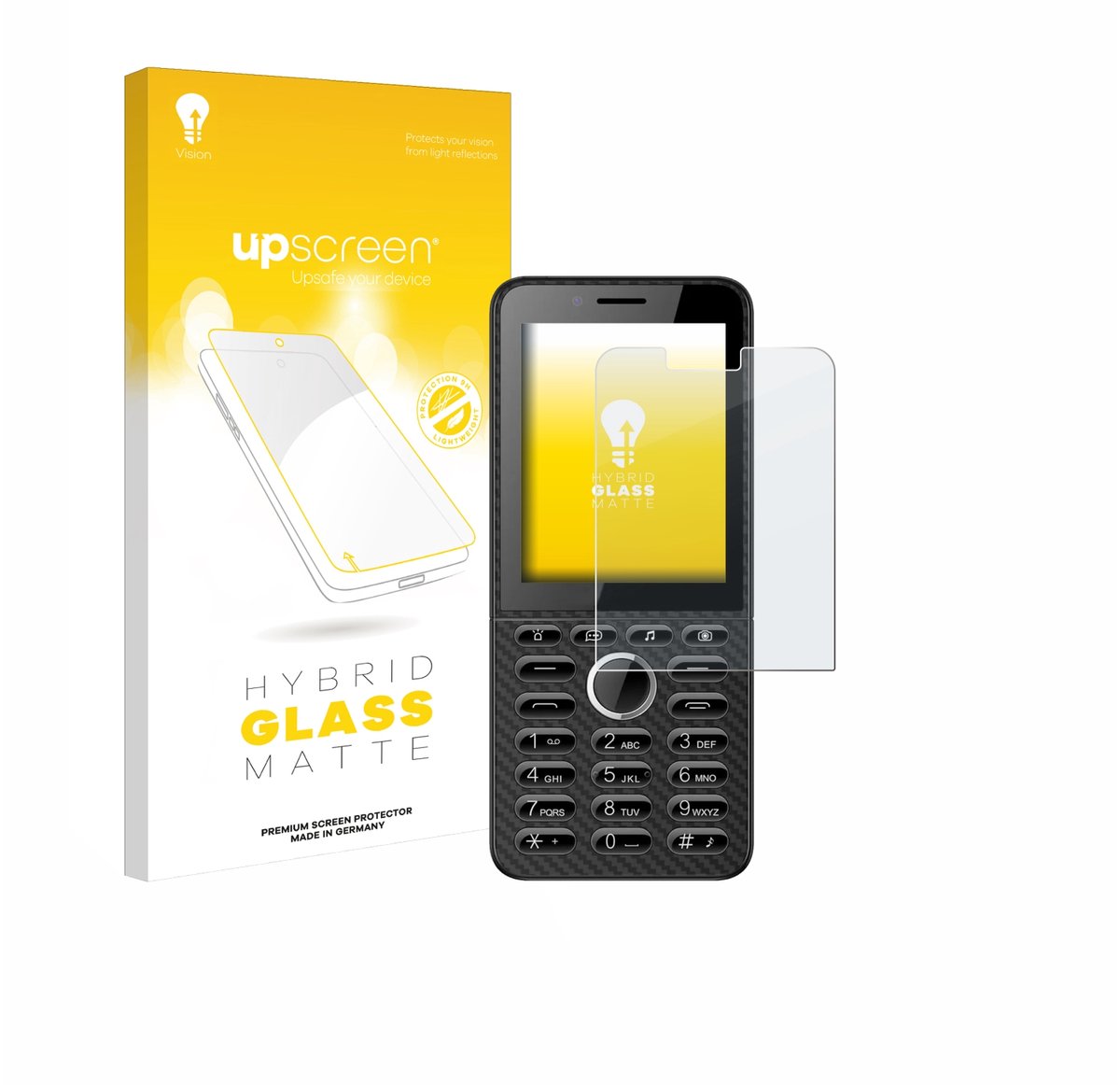 upscreen - Screenprotector voor Energizer E288S - Folie Beschermfolie Beschermglas matte