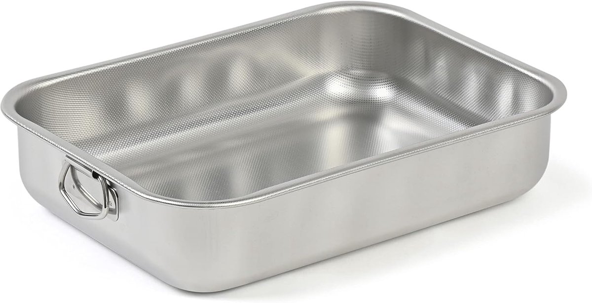 Rechthoekige Bakplaat voor Oven - Roestvrij Staal, Hoogte 40 cm