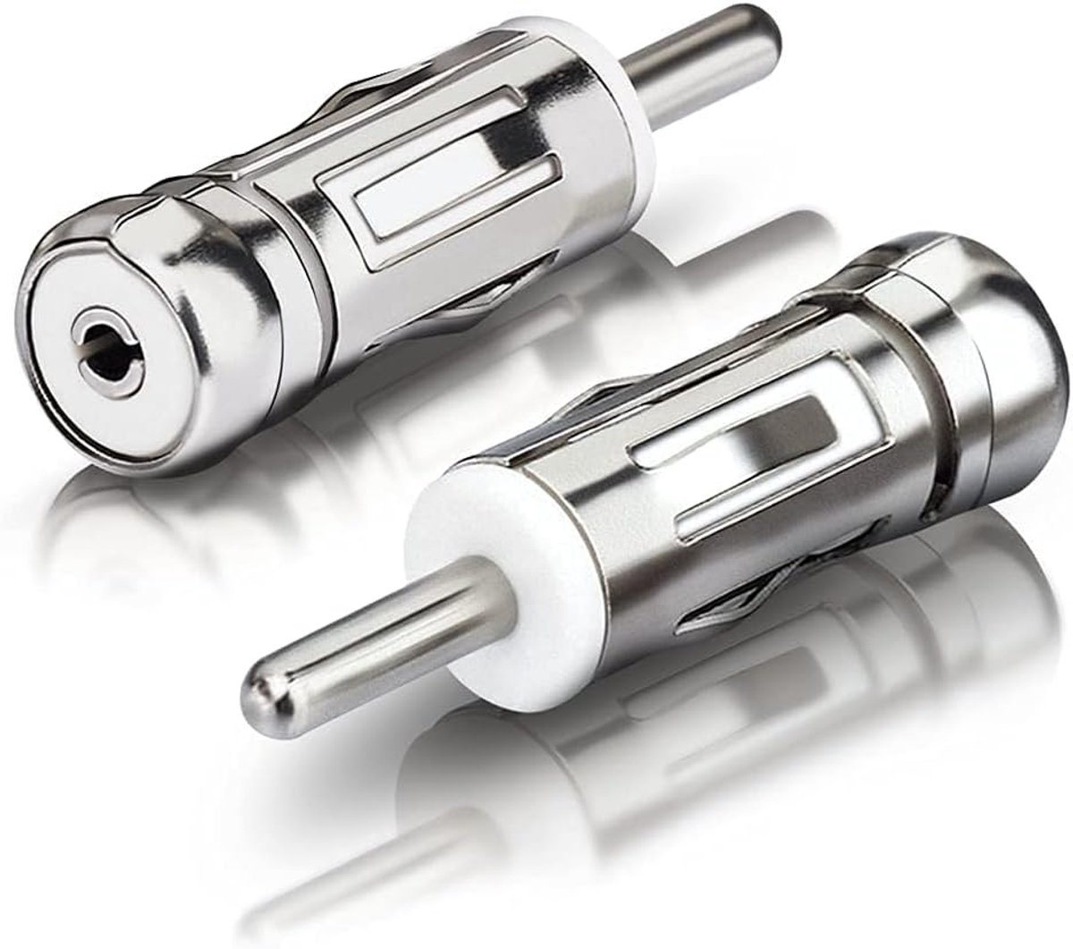Universele Auto Antenne Adapter - ISO naar DIN Stekker (2-pack) voor Autoradio
