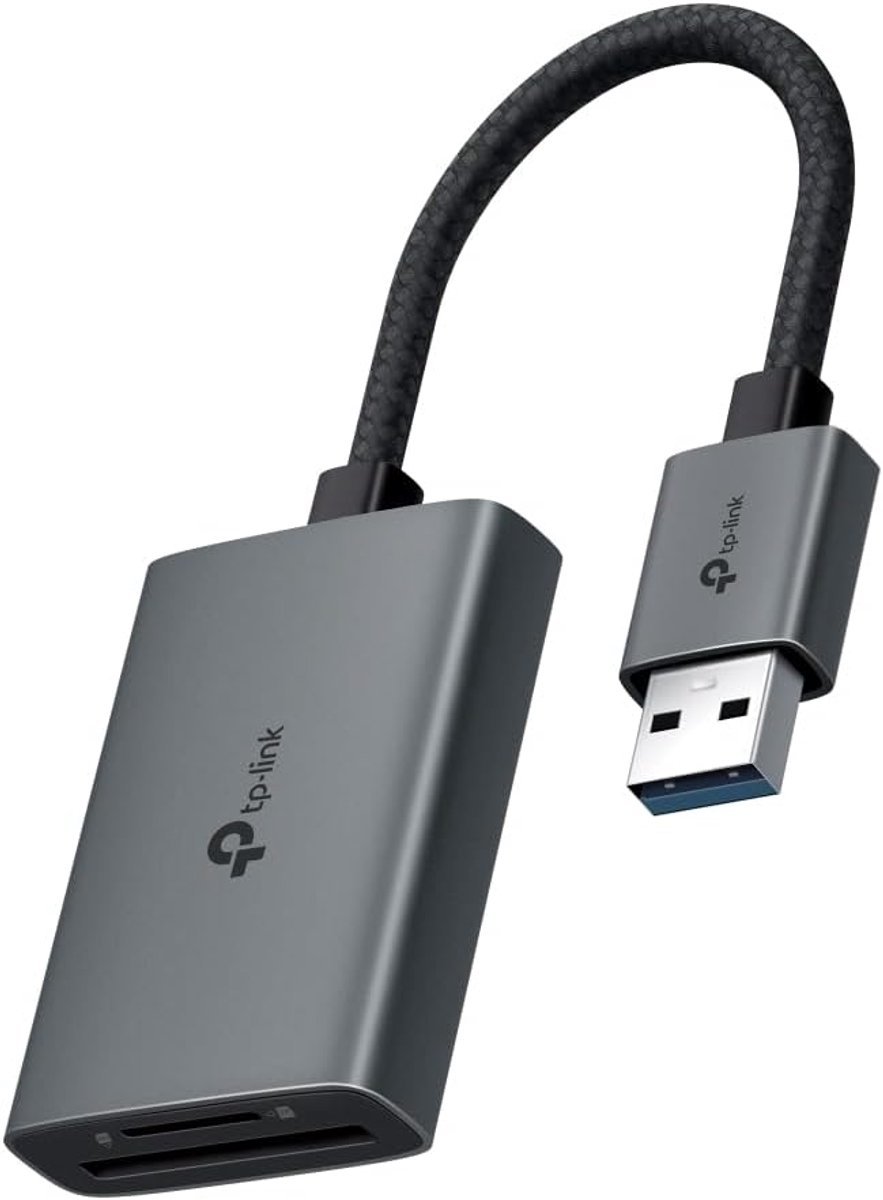 Geheugenkaartenlezer USB 3.0 voor SD en microSD tot 2TB met gelijktijdige lezing en schrijfsnelheid van 200MB/s
