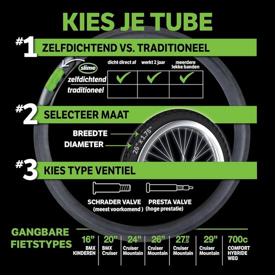 Fietspomp Binnenband met Slijmherstel Compound - Zelfdichtend en Veilige Reparatie voor Fietsbanden van Merkloos — afbeelding 4