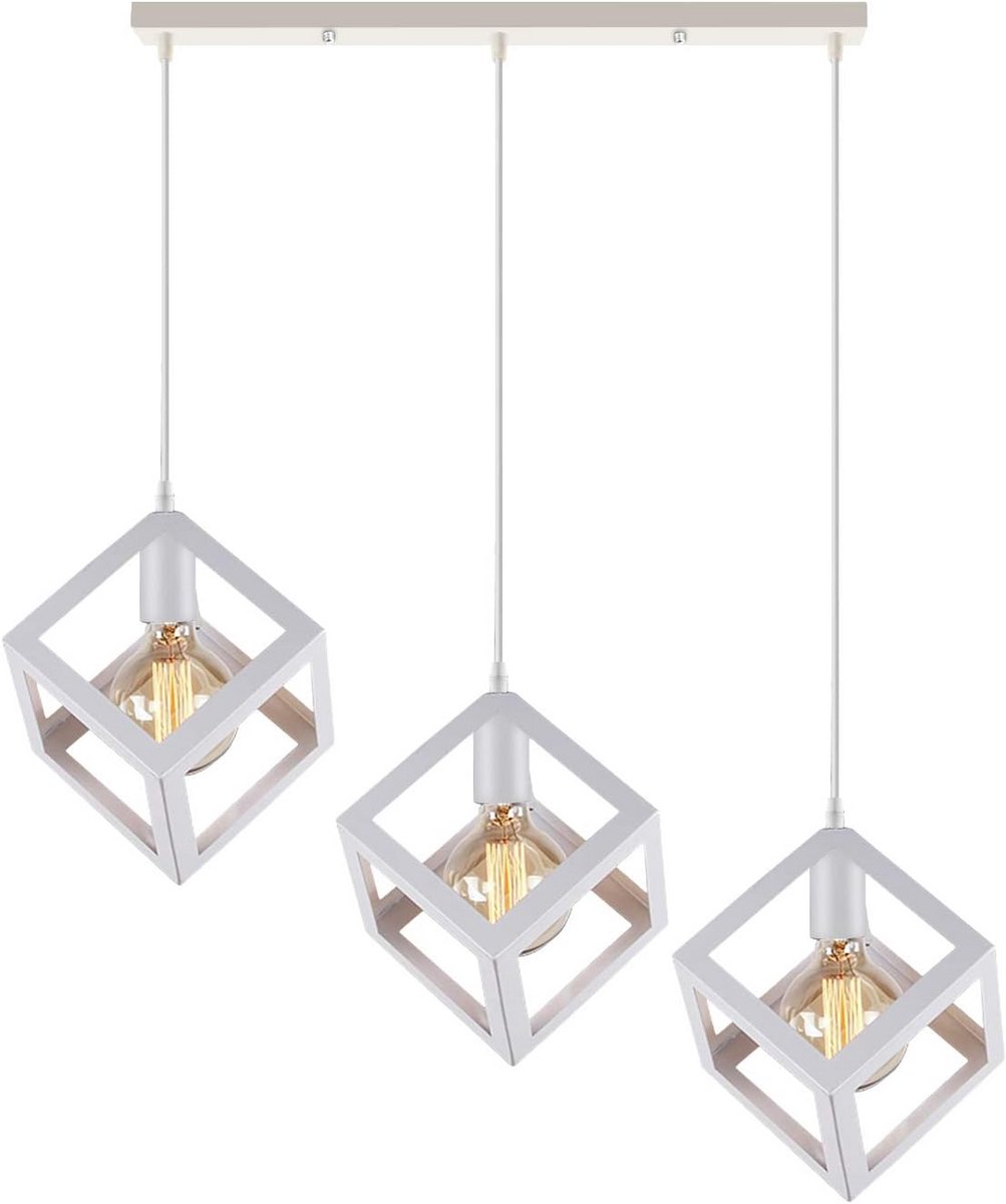 Moderne hanglampen voor slaapkamer en woonkamer - kubusvormige plafondlamp 16 cm