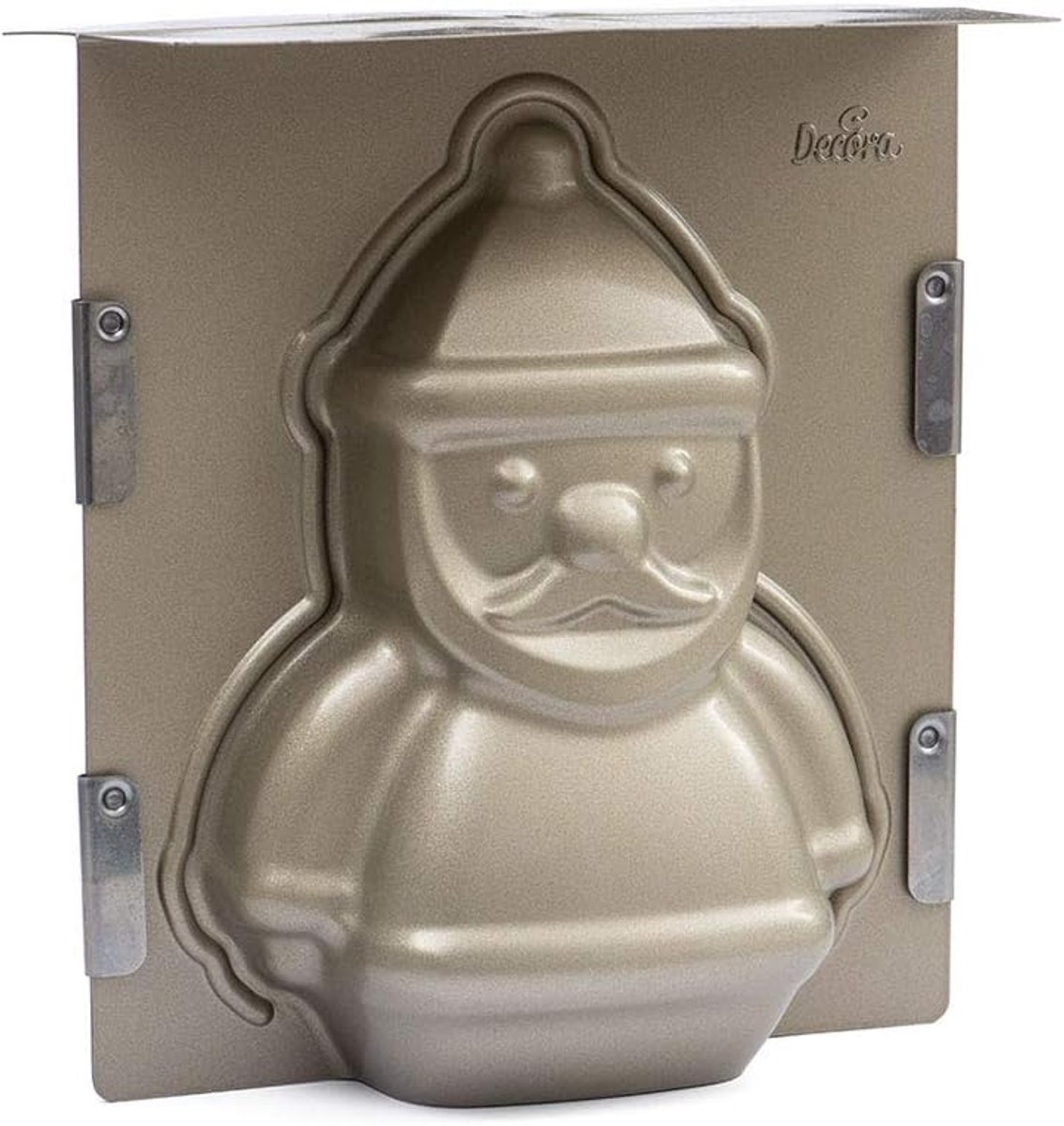 3D Santa Claus Bakvorm met Antiaanbaklaag - Ideaal voor Taarten