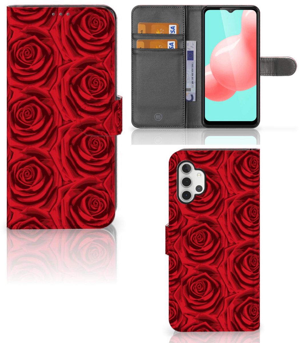 Samsung Galaxy A32 5G Hoesje Red Roses