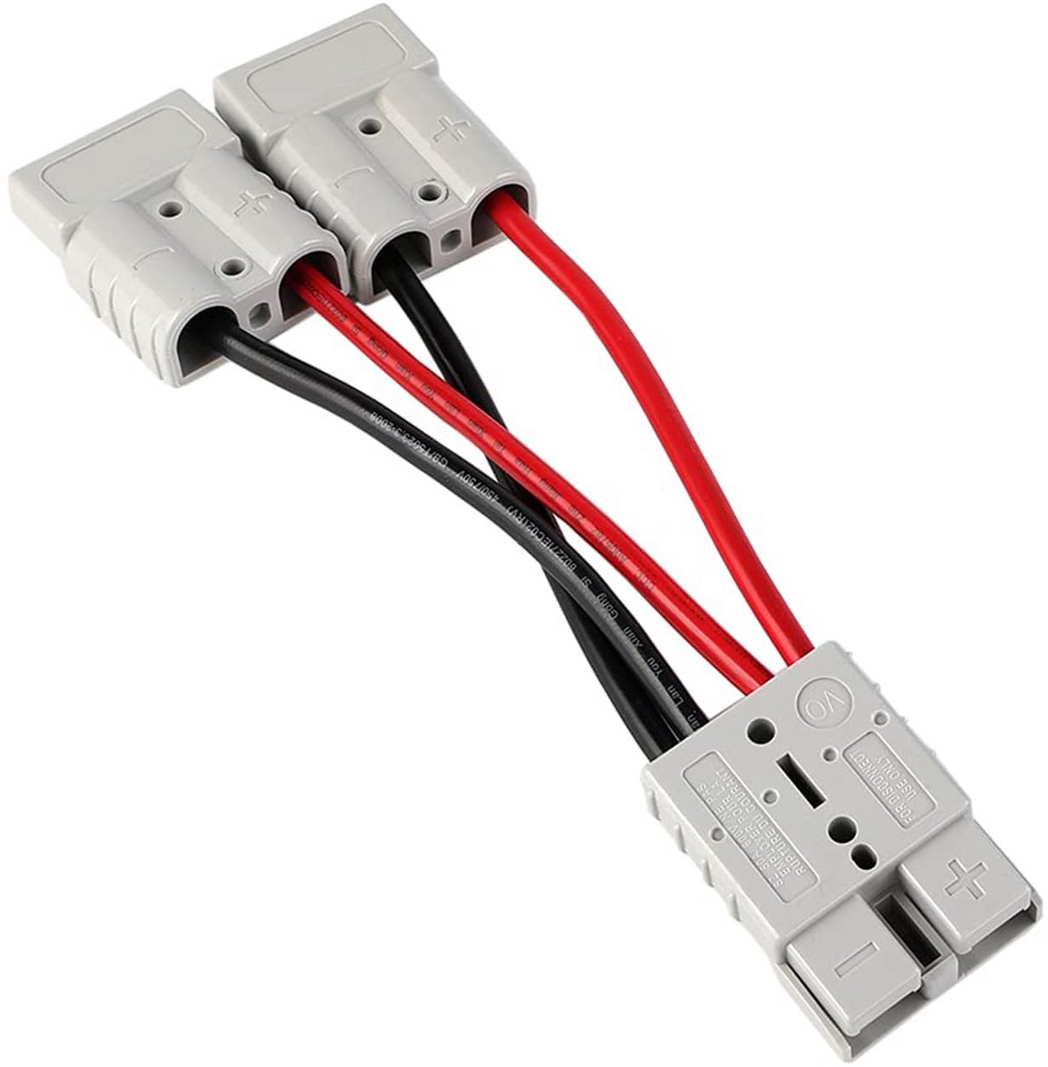 Adapterkabel voor Anderson-stekker - Parallelle Verbinding voor Zonnepanelen en Powerstations - 20 cm