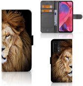 Étui pour téléphone portable OPPO A54 5G | A74 5G | A93 5G Carte Lion