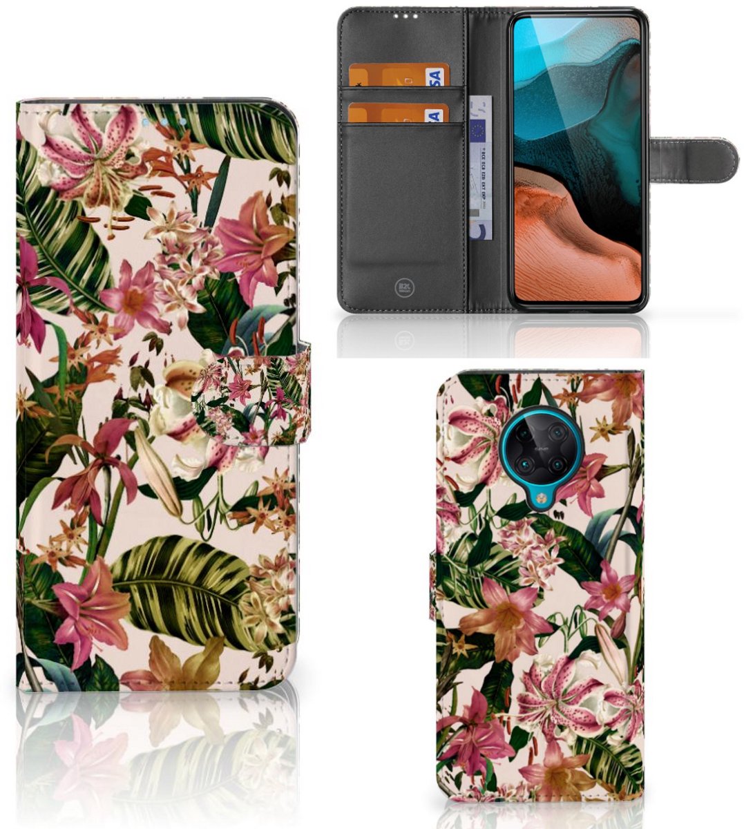 Xiaomi Poco F2 Pro Hoesje Flowers