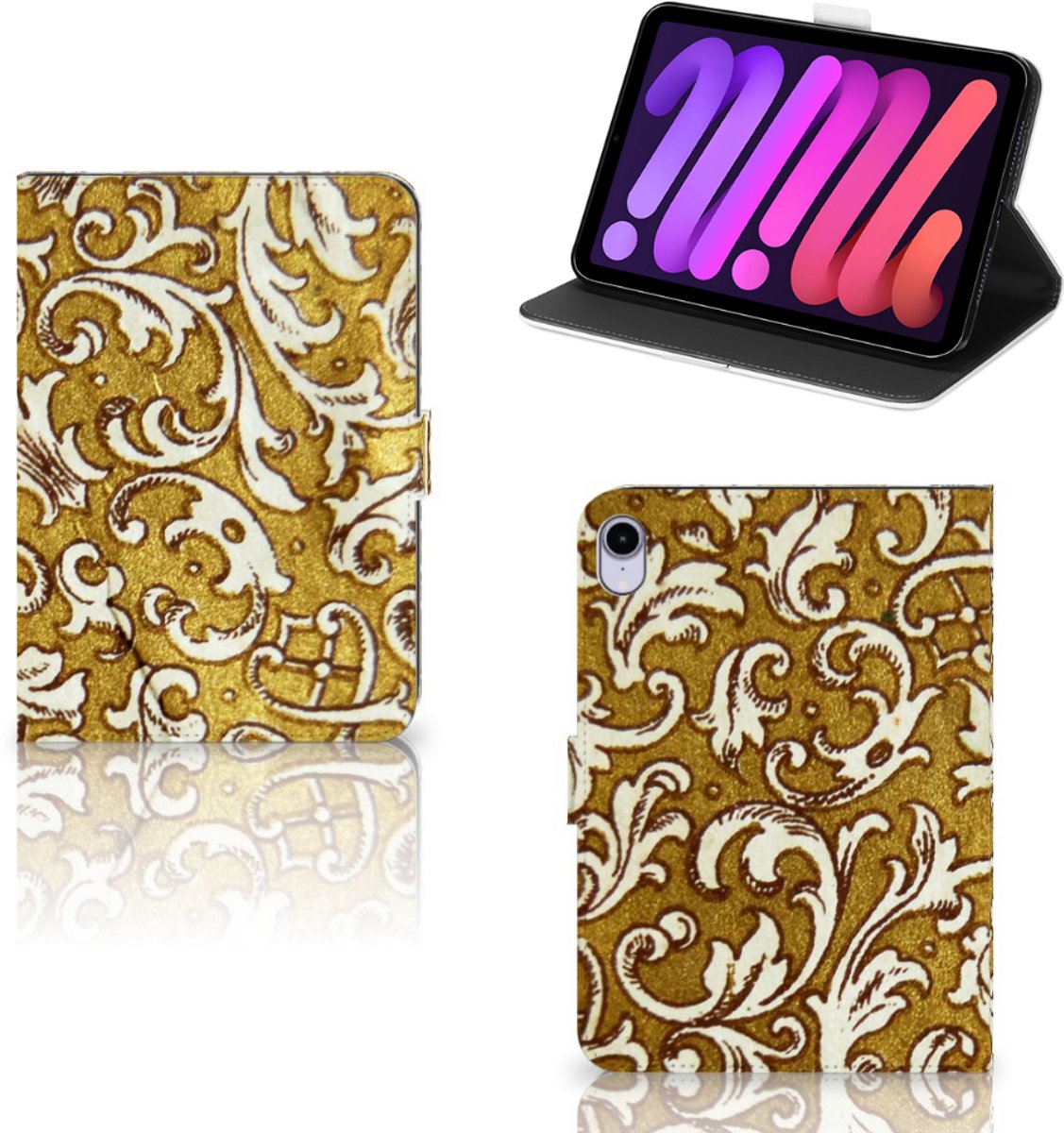 Tablet Hoes iPad Mini 6 (2021) Barok Goud