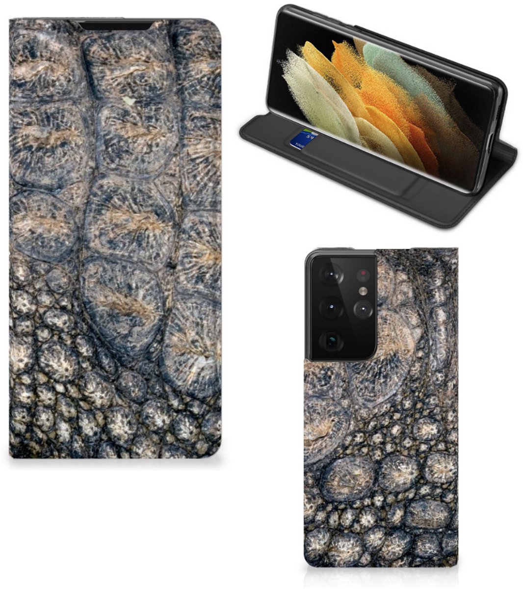 Samsung Galaxy S21 Ultra Hoesje maken Krokodillenprint
