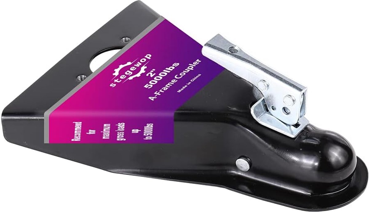 A-frame aanhangwagen koppeling 2 inch met trekker vergrendeling - 500 lbs