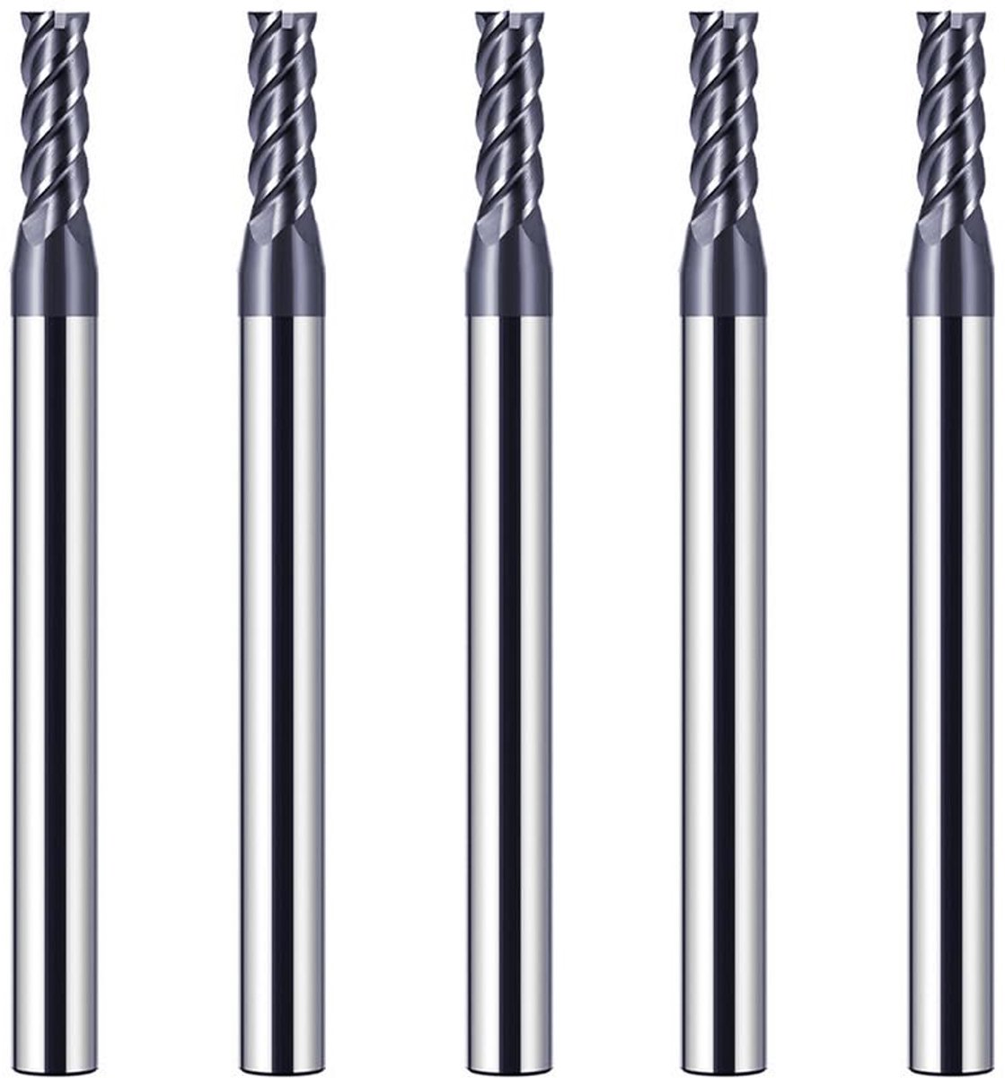 Hardmetaal Frees 3mm - 4 Tanden CNC Frees voor Metaal, Hout en Kunststof