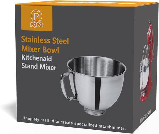 Roestvrijstalen mengkom voor 4,5-5 Quart blenders van Merkloos — afbeelding 5