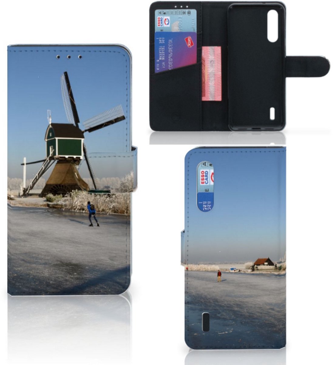 Xiaomi Mi 9 Lite Flip Cover Schaatsers