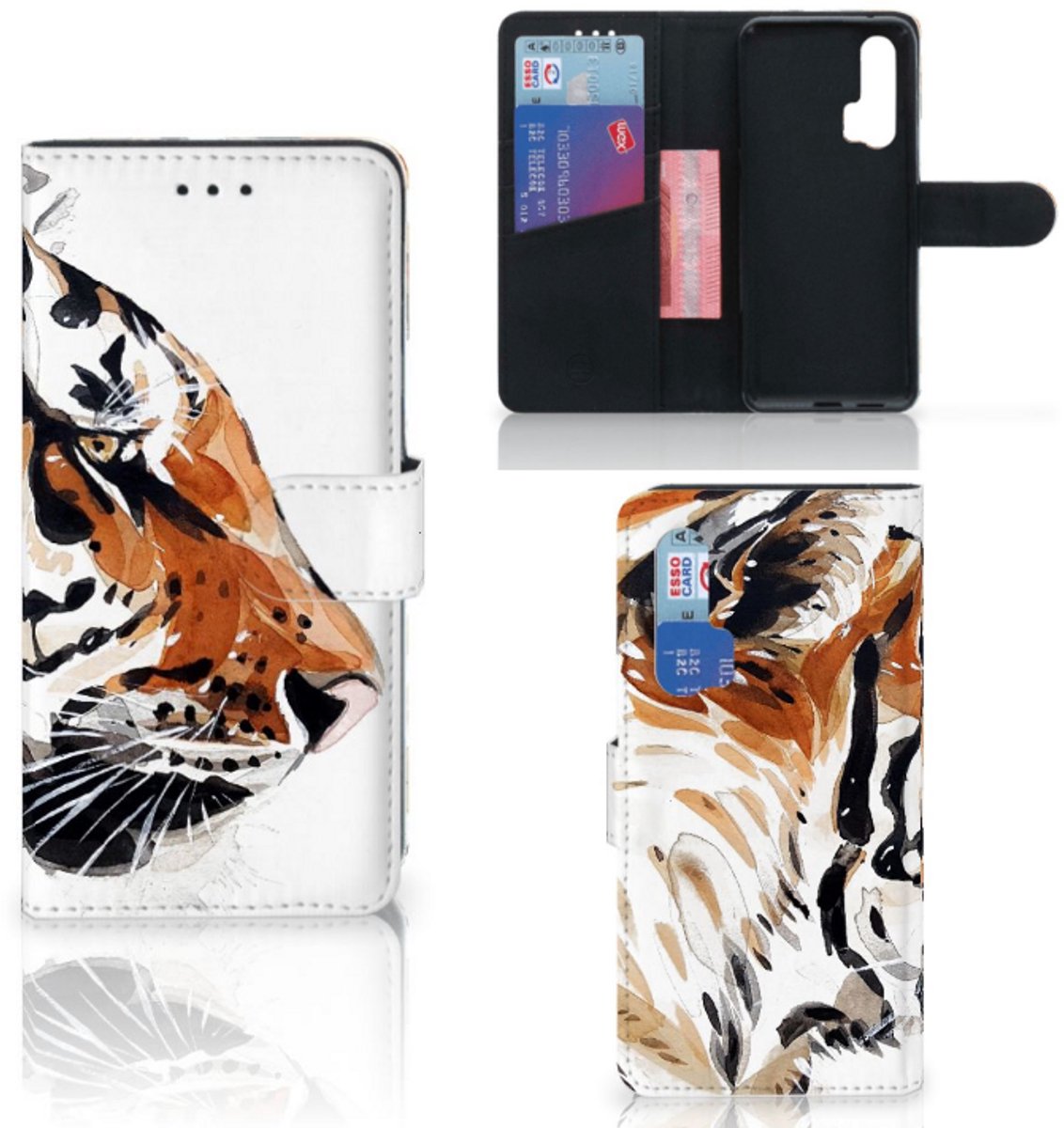 Hoesje Honor 20 Pro Watercolor Tiger