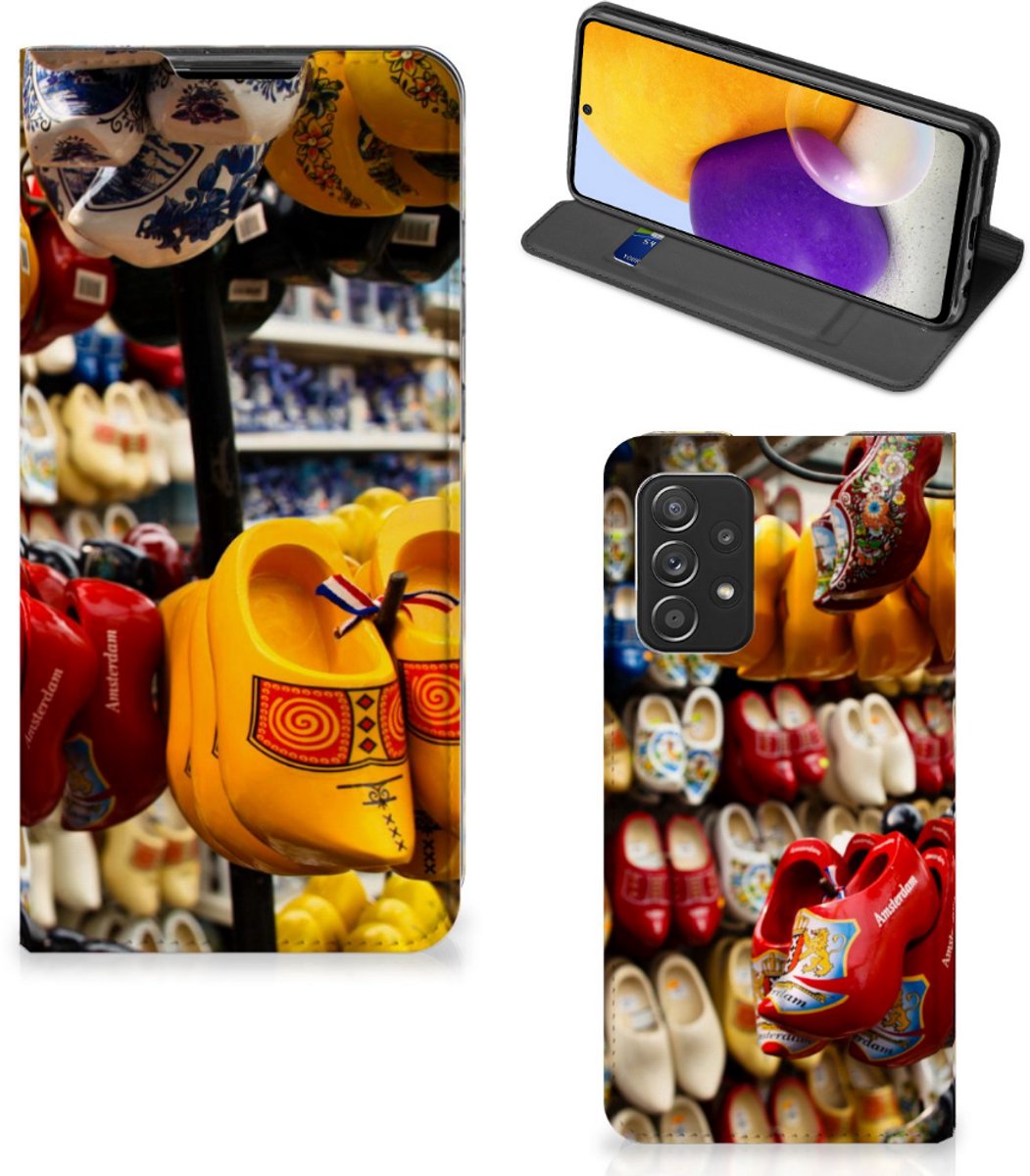 Book Case voor Samsung Galaxy A72 (5G/4G) Book Cover Klompen