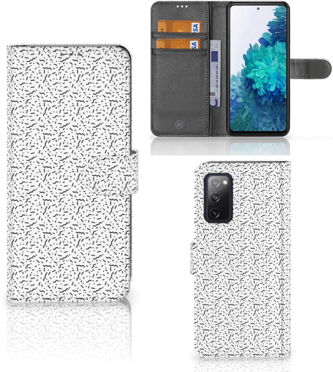 Samsung Galaxy S20 FE Telefoon Hoesje Stripes Dots