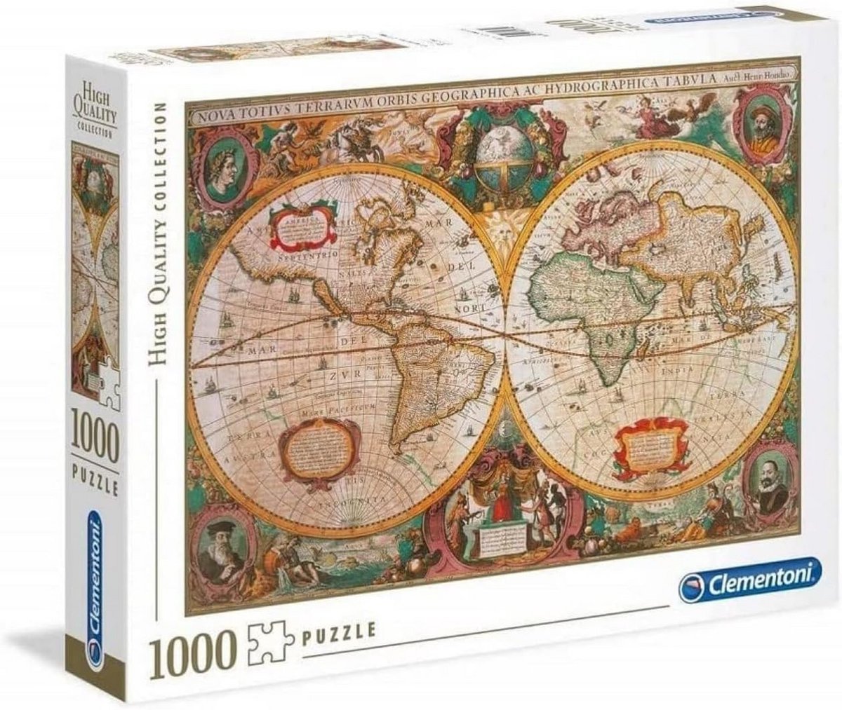 Puzzle Old Map 1000