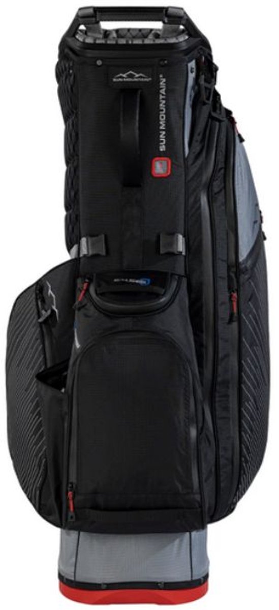 Sun Mountain E 4-5 H2NO Lite 14-Way Standbag Nickel Black Red van Sun Mountain — afbeelding 3