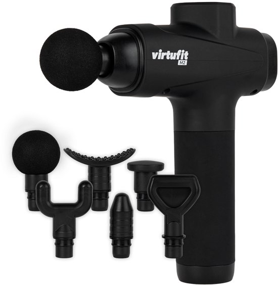 VirtuFit M2 Massage Gun met LCD Display en 6 Opzetstukken