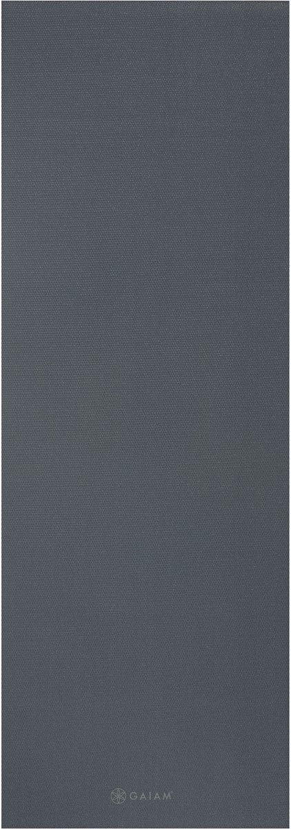 Gaiam Yoga Mat - Folkstone Grey - 4 mm