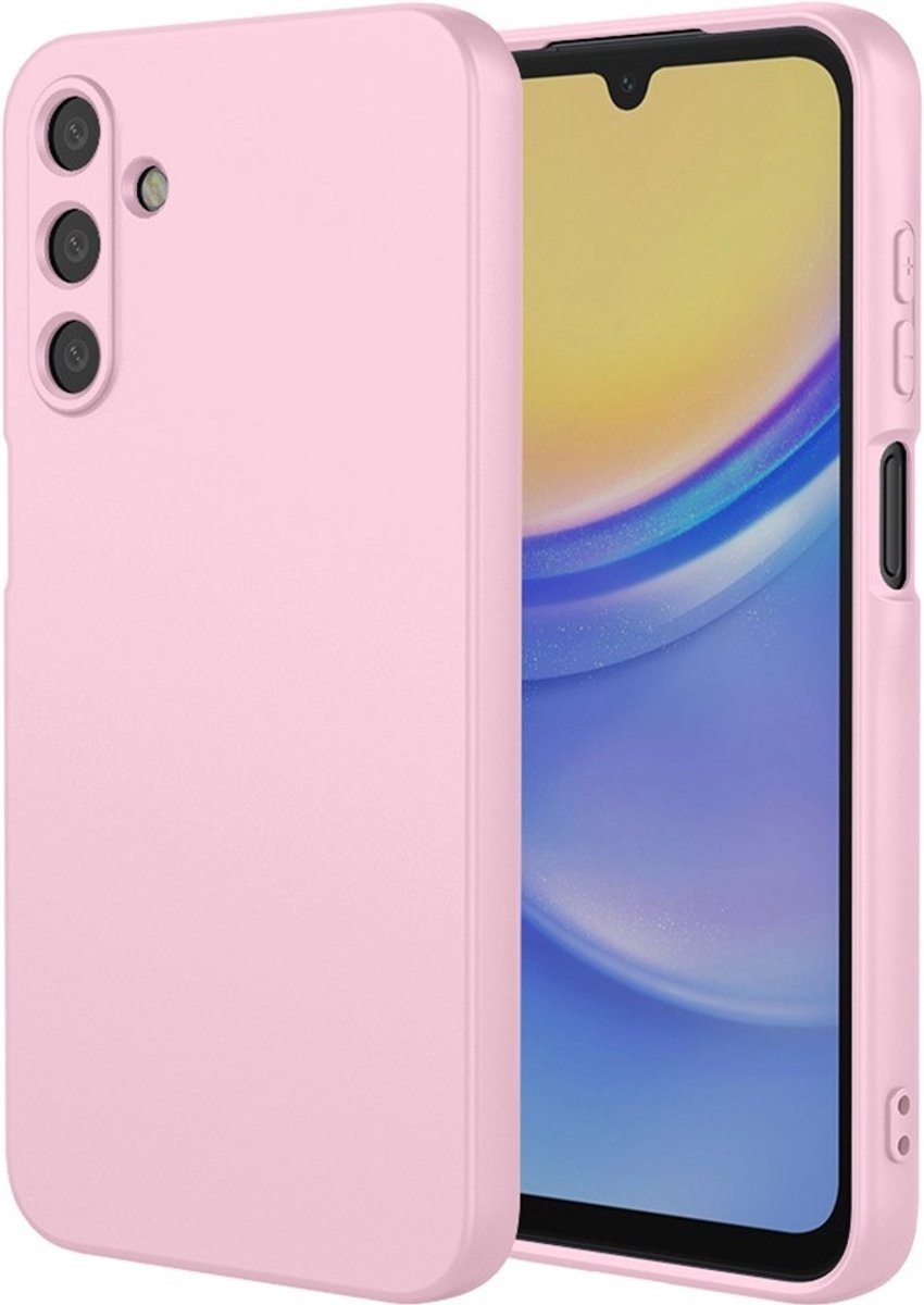 Hoesje geschikt voor Samsung Galaxy A26 - Phonesta Soft Silk Silicone Back Cover - Roze