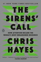Boekomslag van "The Sirens' Call" met groene grafische elementen en zwarte tekst.
