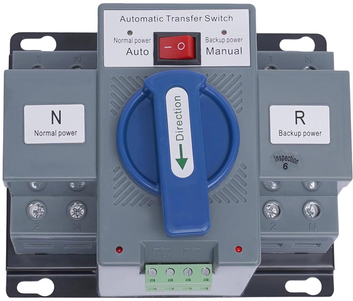 Automatische Dubbele Voedingsschakelaar 2P 63A 220V ATS voor Stroomuitval - Transferschakelaar
