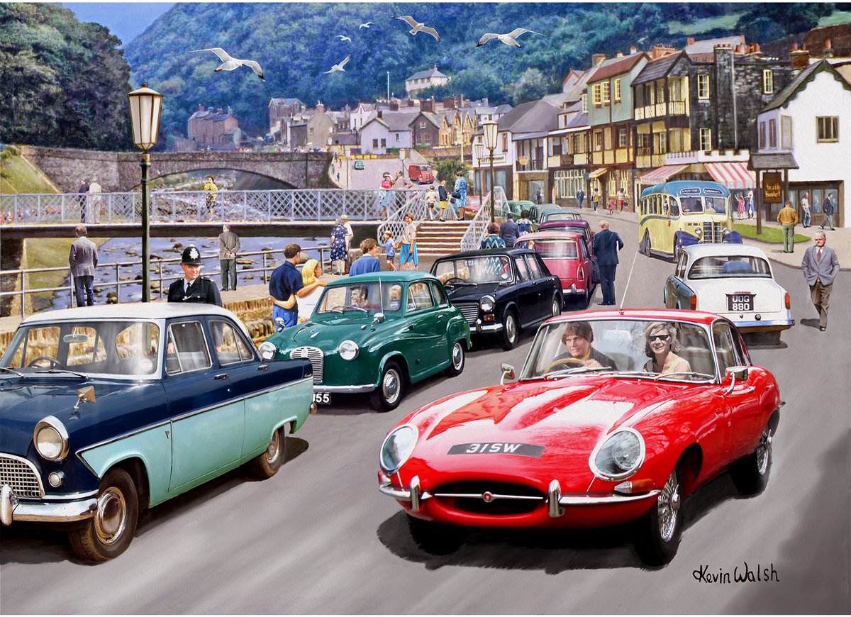 Gibsons - Lynmouth Living (door Kevin Walsh) - 500 stukjes 48×34cm (b×h) - Legpuzzel voor volwassenen