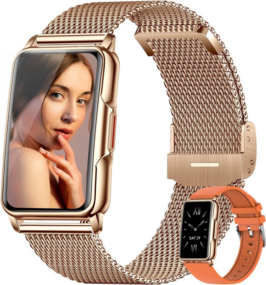 Dames Smartwatch 1.47 Inch IP68 Waterdicht Fitnesstracker