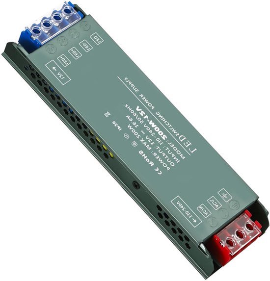 Transformator Led Transformator voor LED-strips 12V 200W - Adapter voor MR11 -... | bol