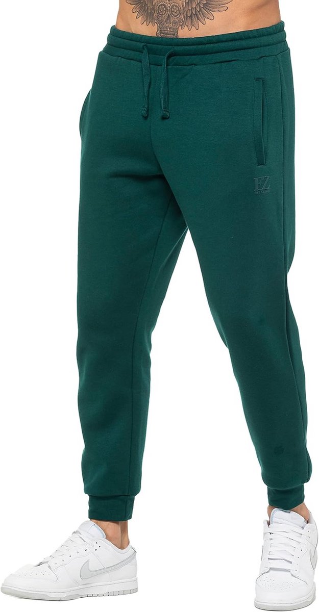 Heren Joggingbroek Fleece Gevoerd Zacht Warm Trainingsbroek Regular Fit