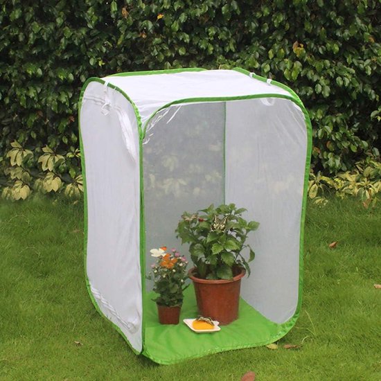 Insectennet voor planten, vlinderkweekkooi, draagbare insectenkweekkooi, insectennet voor planten,40x40x60cm van Merkloos	 — afbeelding 3