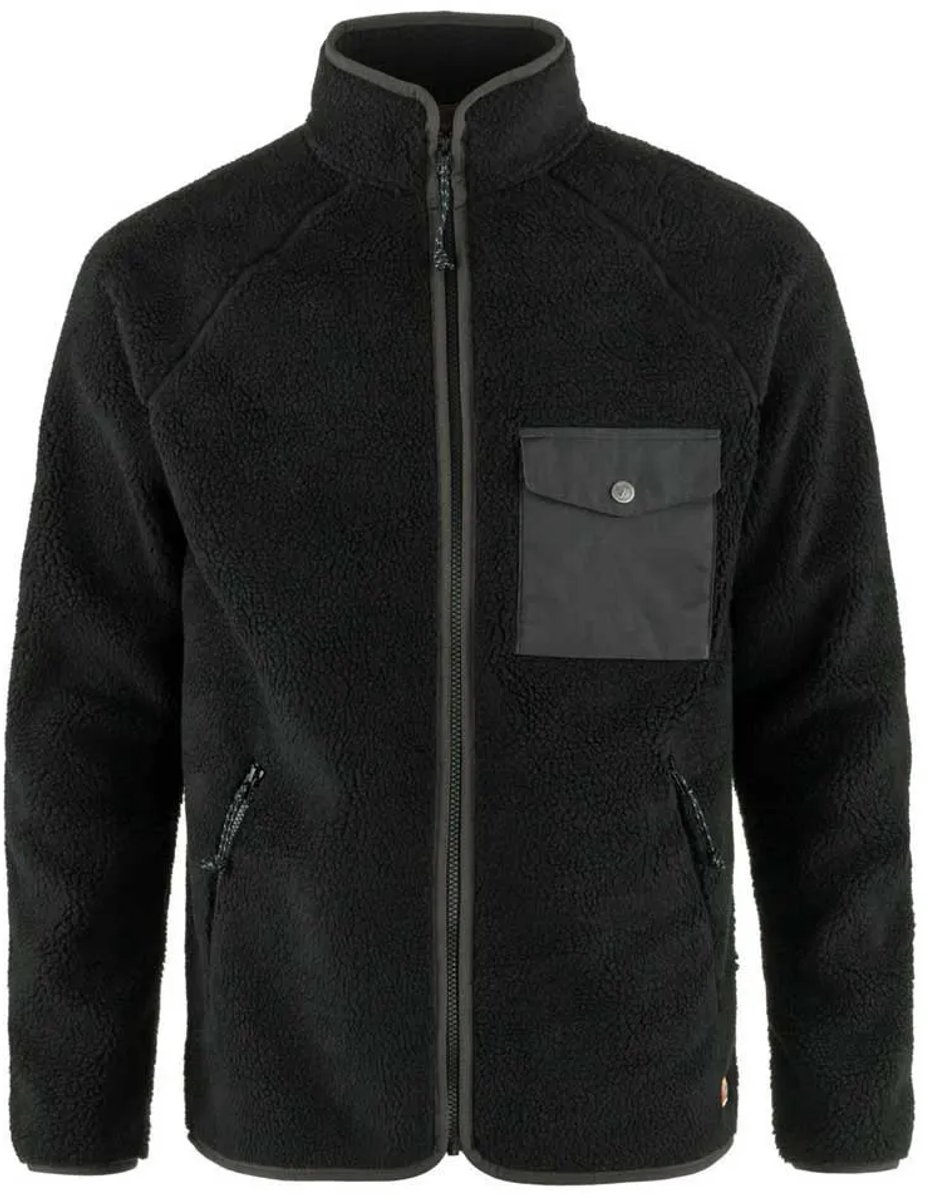 Vest Fjällräven Men Vardag Pile Fleece Dark -L Zwart