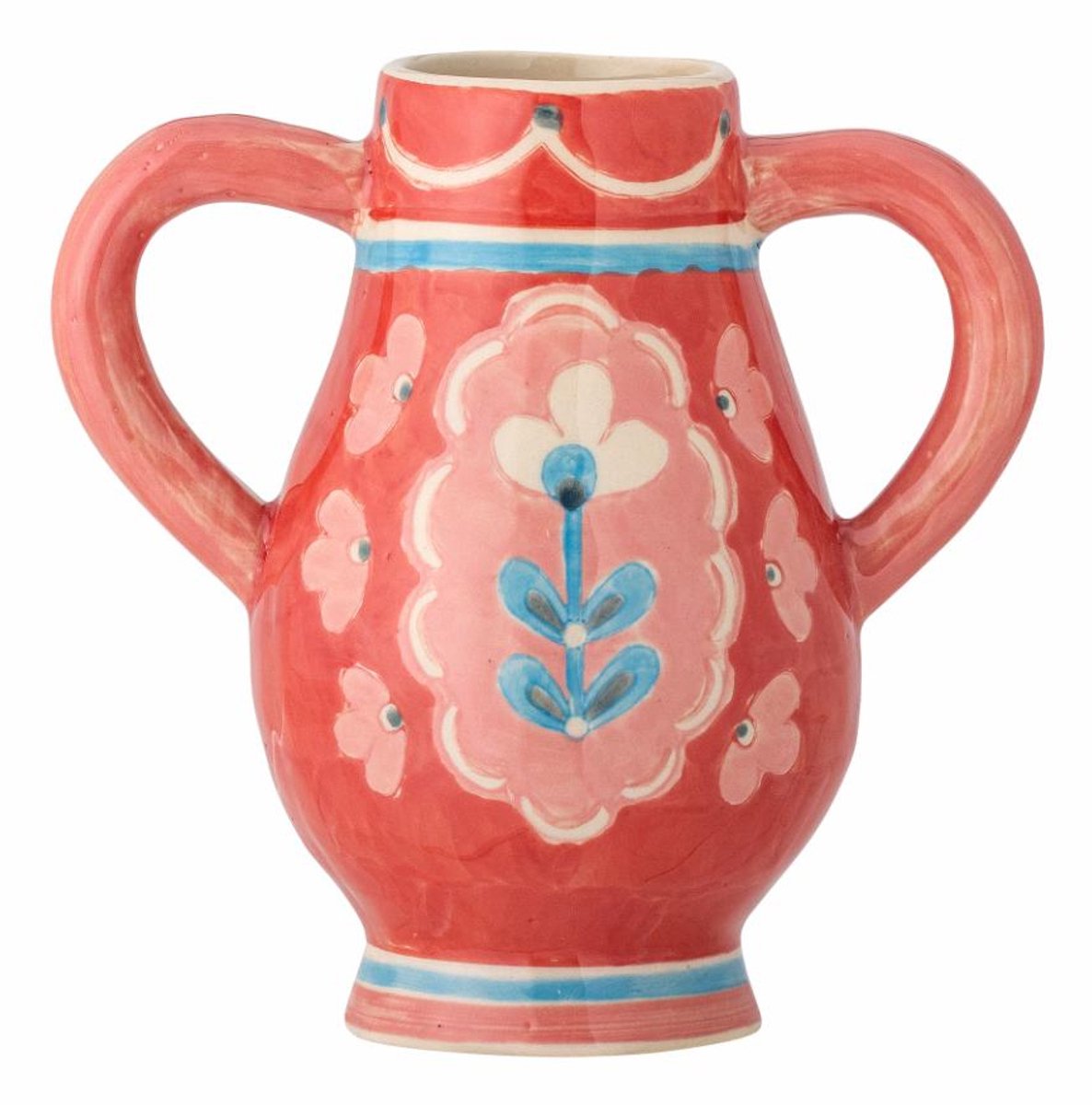 Vaas aardewerk rood Odina 15cm