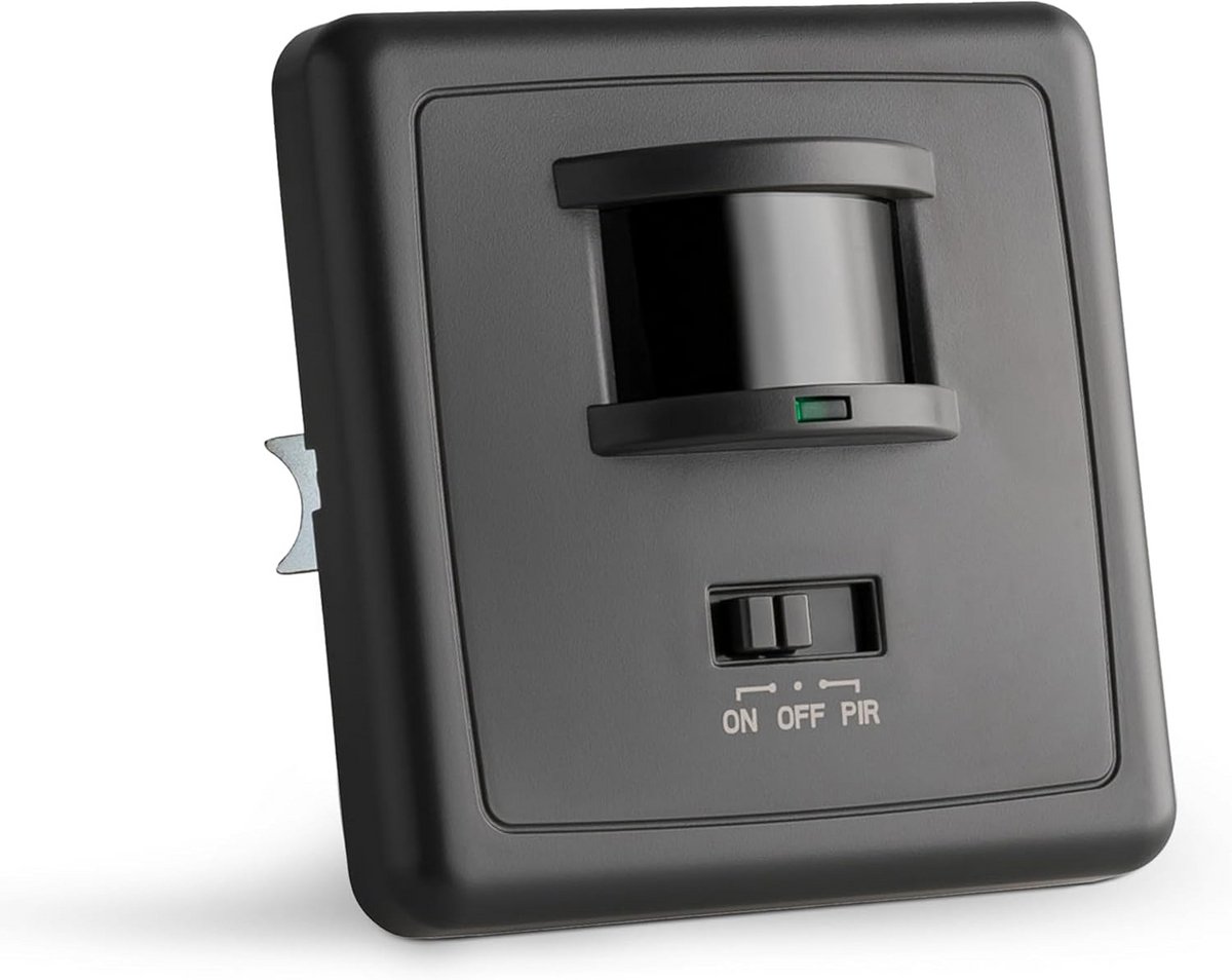 Inbouw Bewegingsmelder Binnen 160 Graden Hoek - Infrarood Sensor met Tijdsinstelling