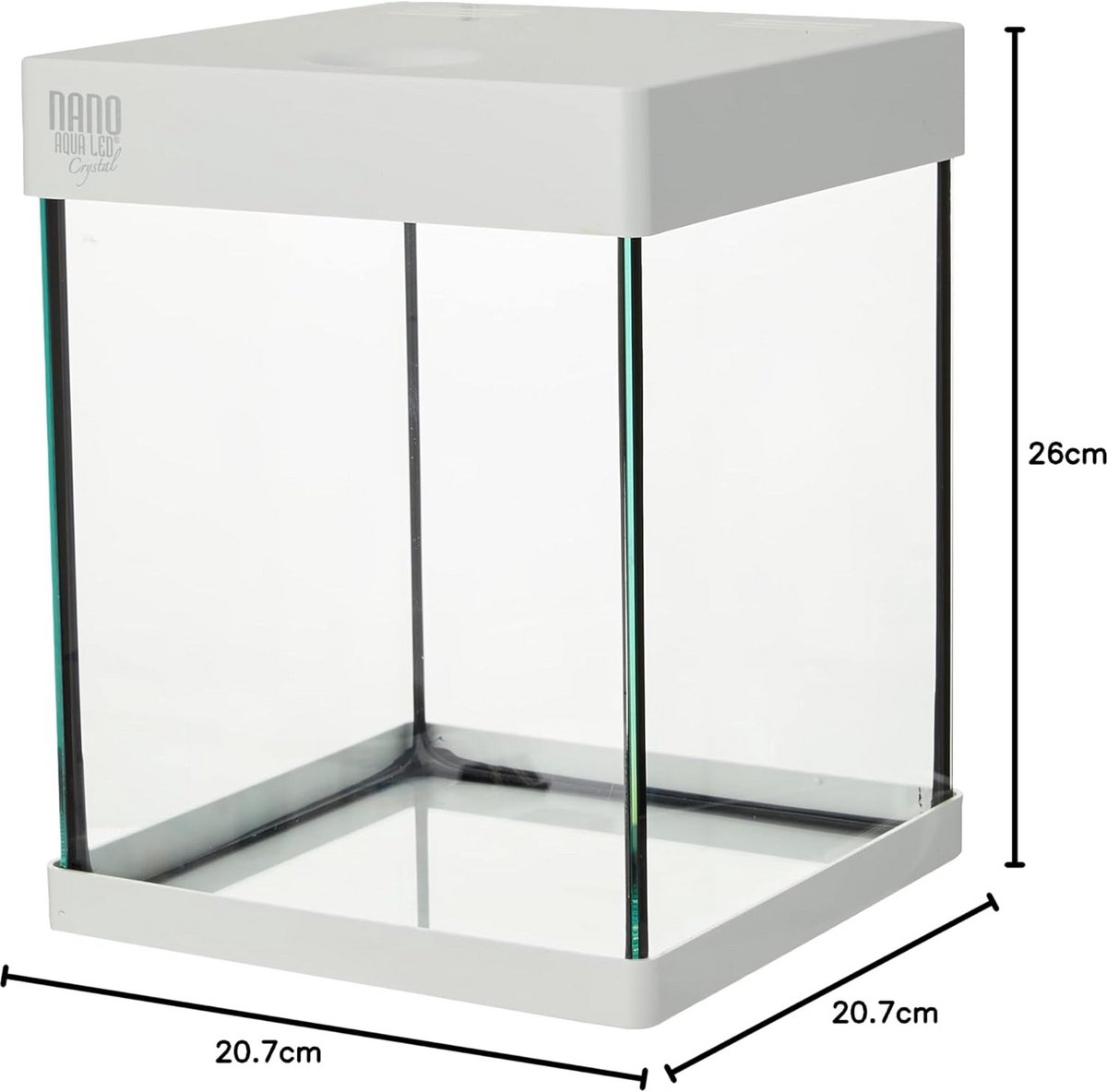 Nano Aqua LED Kristal Aquarium Set - 10 Liter - Complete Fish Tank thumbnail 3