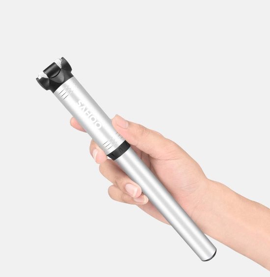 Compacte Mini Fiets Pomp met Drukmeter voor MTB en Racefiets — afbeelding 3