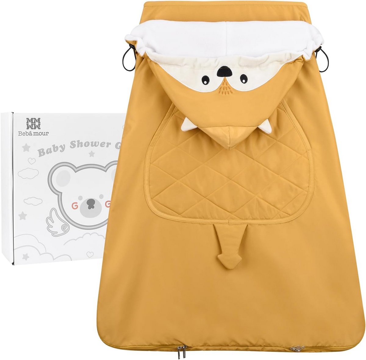 Universele Babydrager Winterhoes - Warm & Waterafstotend Hoodie voor Elk Merk