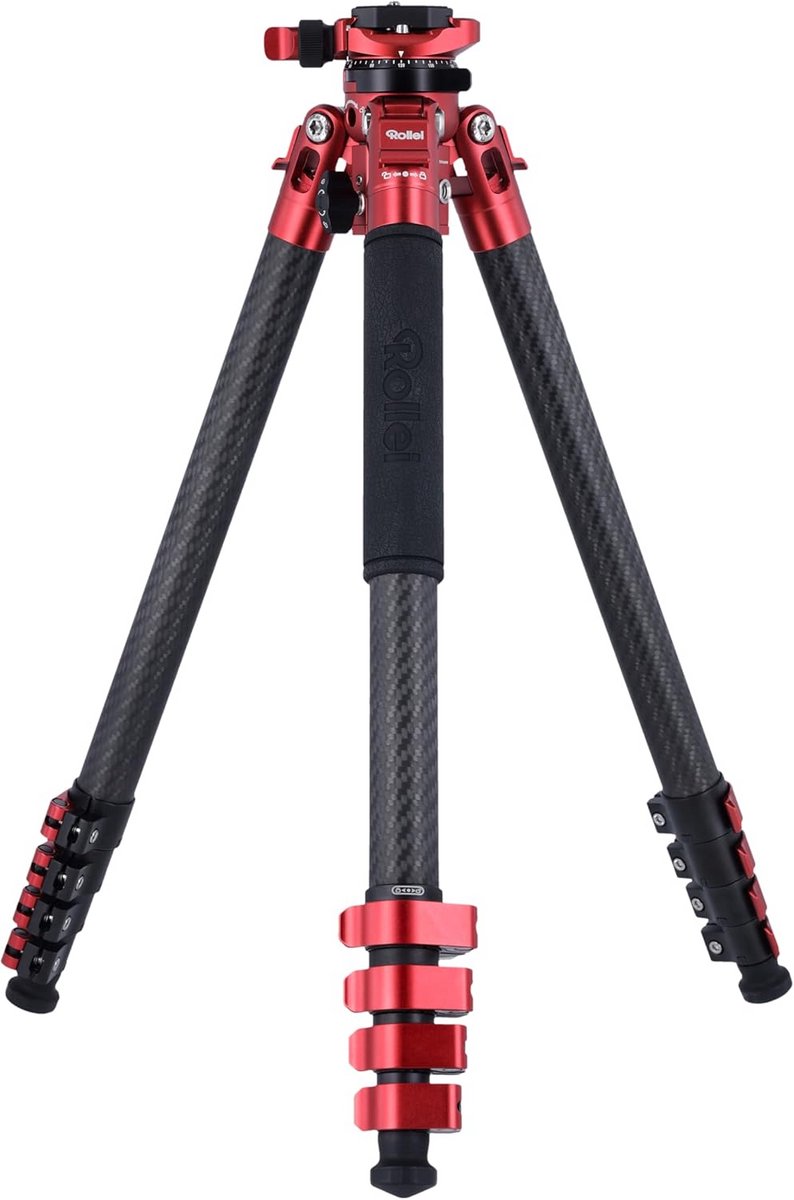 Ultradun Carbon Statief - 160cm Hoog - 5kg Draagkracht - Compact en Lichtgewicht