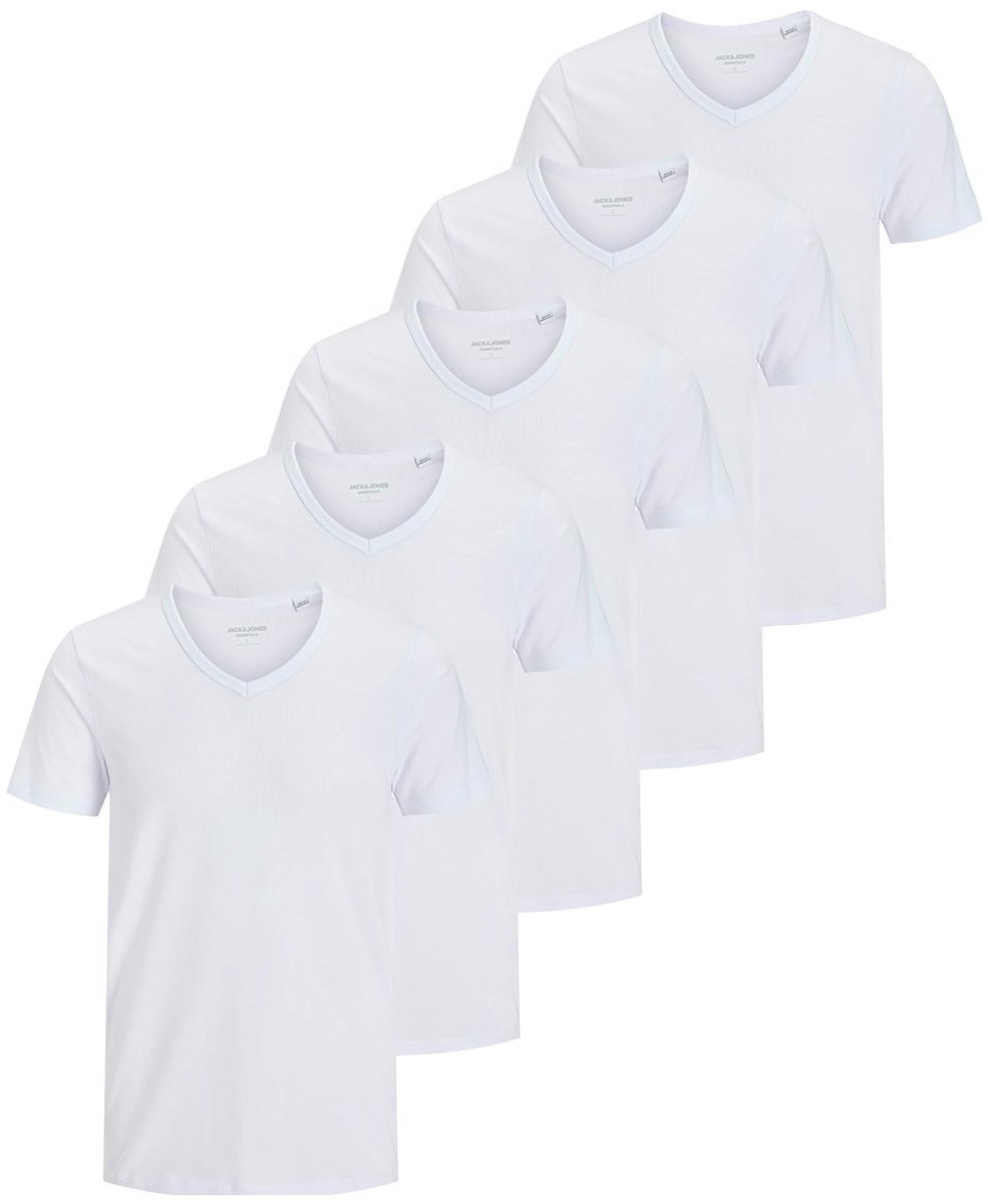 Jack & Jones Heren t-shirt 5 pack Essentials