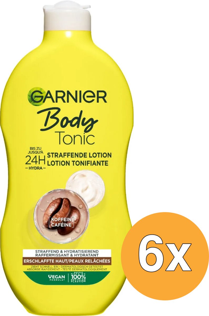 Garnier Body Tonic Verstevigende Bodylotion - 6 x 400 ml - Voordeelverpakking