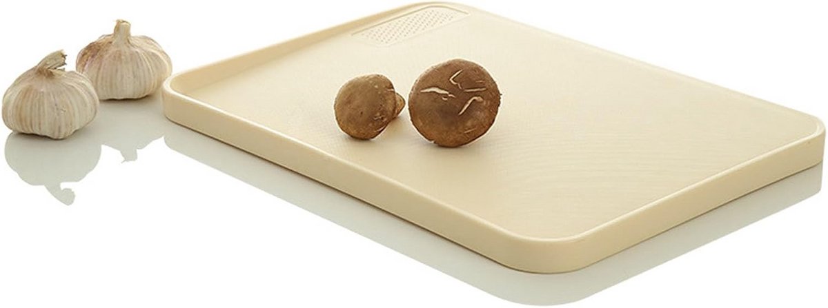 Grote Rechthoekige Keukensnijplank Antislip met Verhoogde Rand 37x28cm