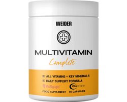 Weider Multi Vitamin (90 Caps) Unflavoured - Vitaminen, mineralen & gezondheid - Vitaminen & Mineralen Complex